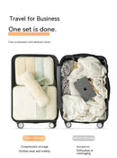 Cubos de Compressão para Malas - Acessórios de Viagem, Organizadores Expansíveis e Leves.