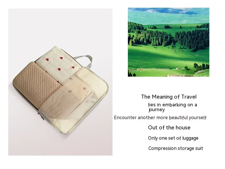 Cubos de Compressão para Malas - Acessórios de Viagem, Organizadores Expansíveis e Leves.