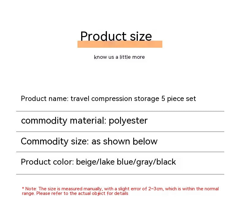 Cubos de Compressão para Malas - Acessórios de Viagem, Organizadores Expansíveis e Leves.