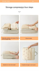 Cubos de Compressão para Malas - Acessórios de Viagem, Organizadores Expansíveis e Leves.